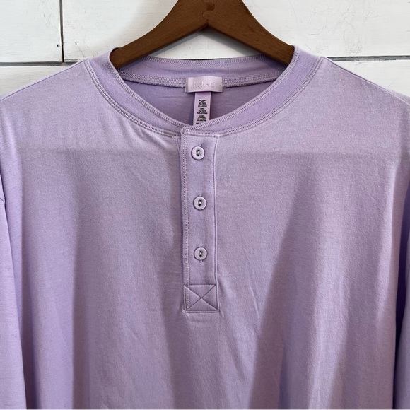 SKIMS Boyfriend Long Sleeve Henley. Size Small. New Without Tags. - Picture 8 of 13